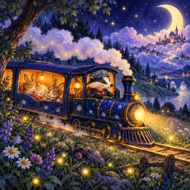 Illustration: The Little Night Train