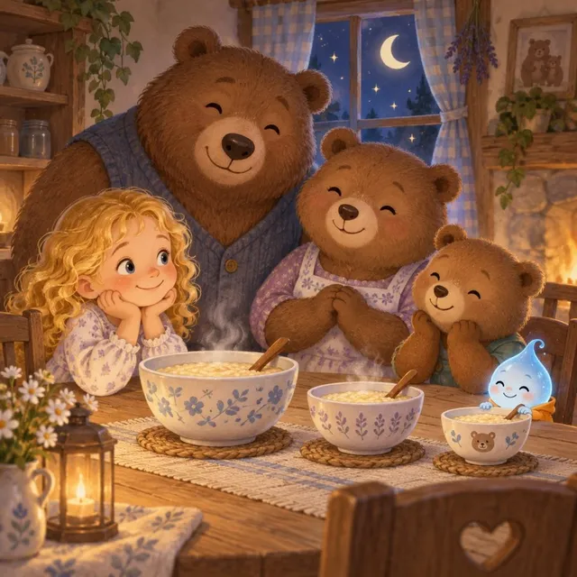 Illustration: Goldilocks and the Three Bears